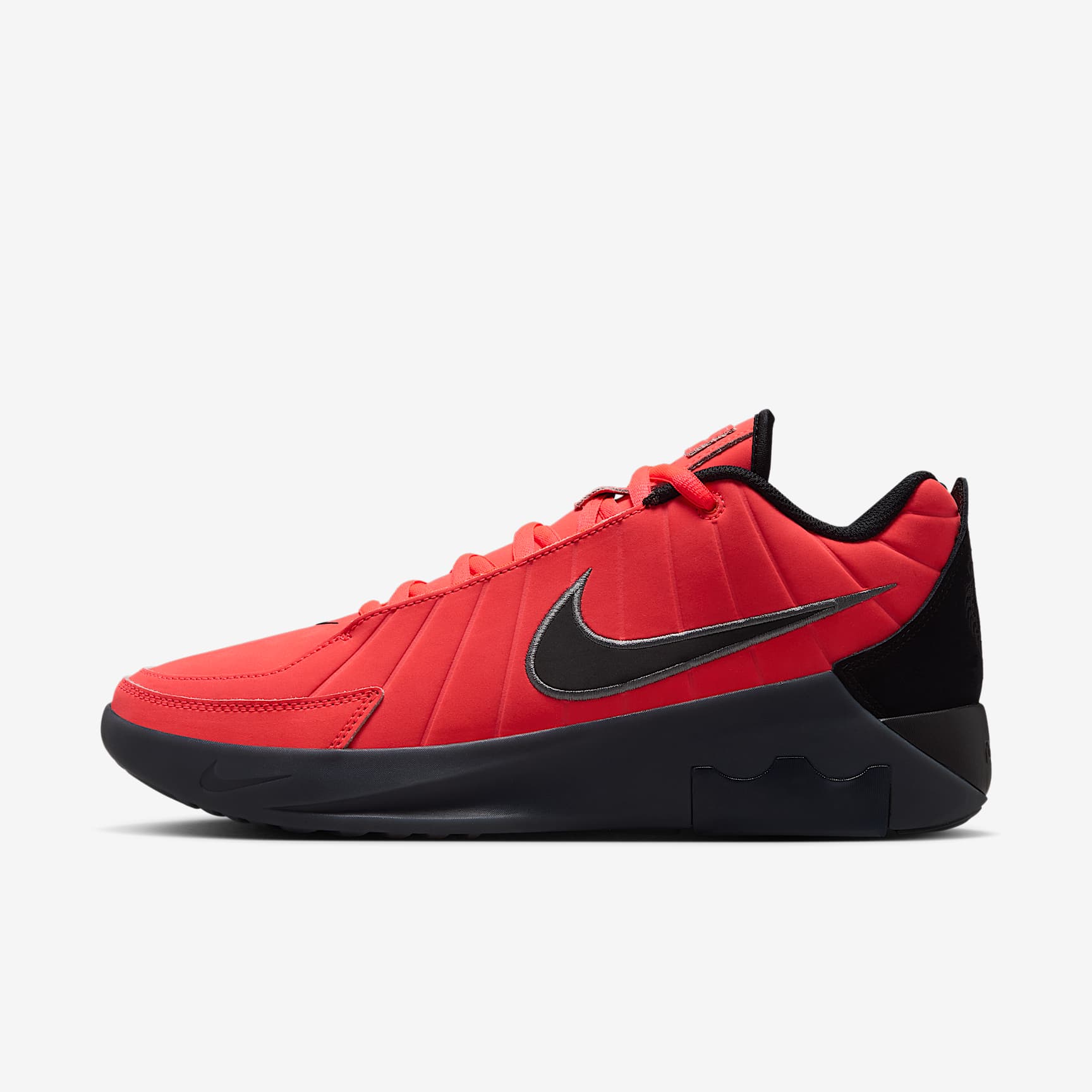 LeBron Witness 9 Basketballschuh – Bright Crimson/Smoke Grey/Schwarz