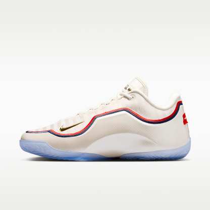 LeBron XXIII "Old Glory" Basketballschuh – Pale Ivory/University Red/Midnight Navy/Metallic Gold