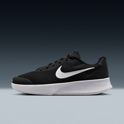 NikeCourt Lite 3 Clay Court Tennisschuh (Herren) – Schwarz/Weiß