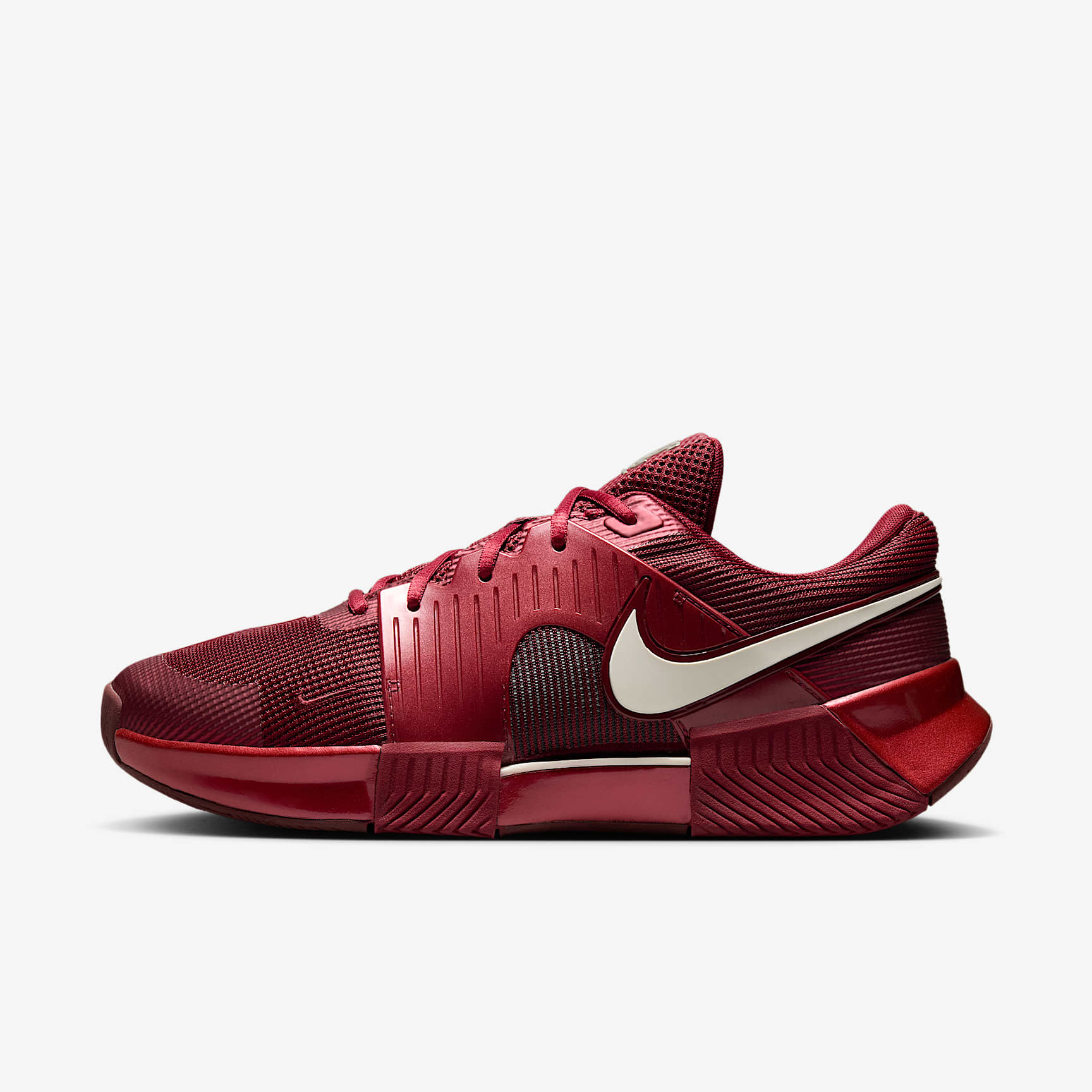 Nike GP Challenge 1.5 PRM Hartplatz-Tennisschuh (Herren) – Team Red/Green Spark/Pale Ivory