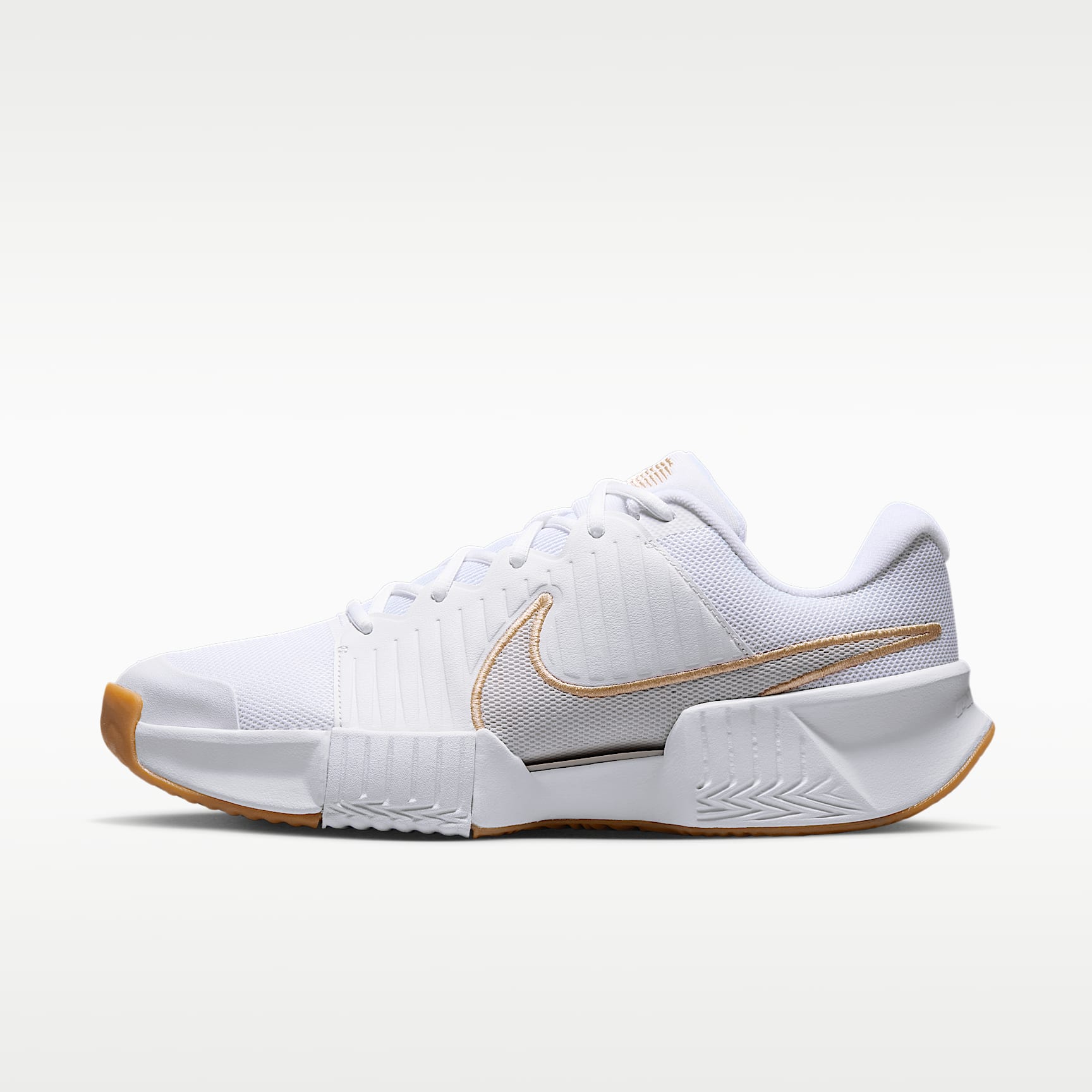 Nike Zoom GP Challenge Pro Clay Court-Tennisschuhe für Herren – Weiß/Summit White/Linen/Light Orewood Brown