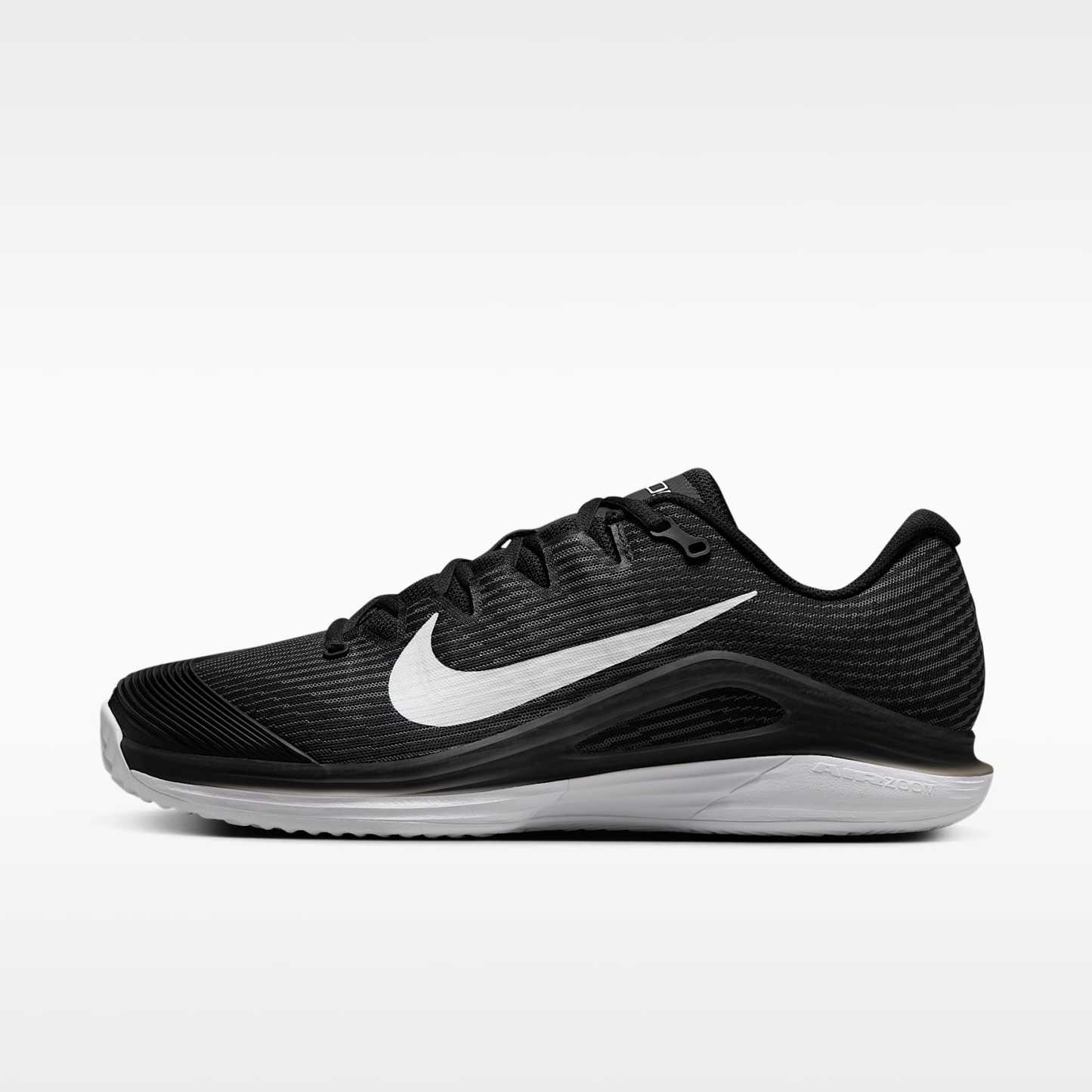 Nike Vapor 12 Clay Court Tennisschuh (Herren) – Schwarz/Dark Smoke Grey/Weiß