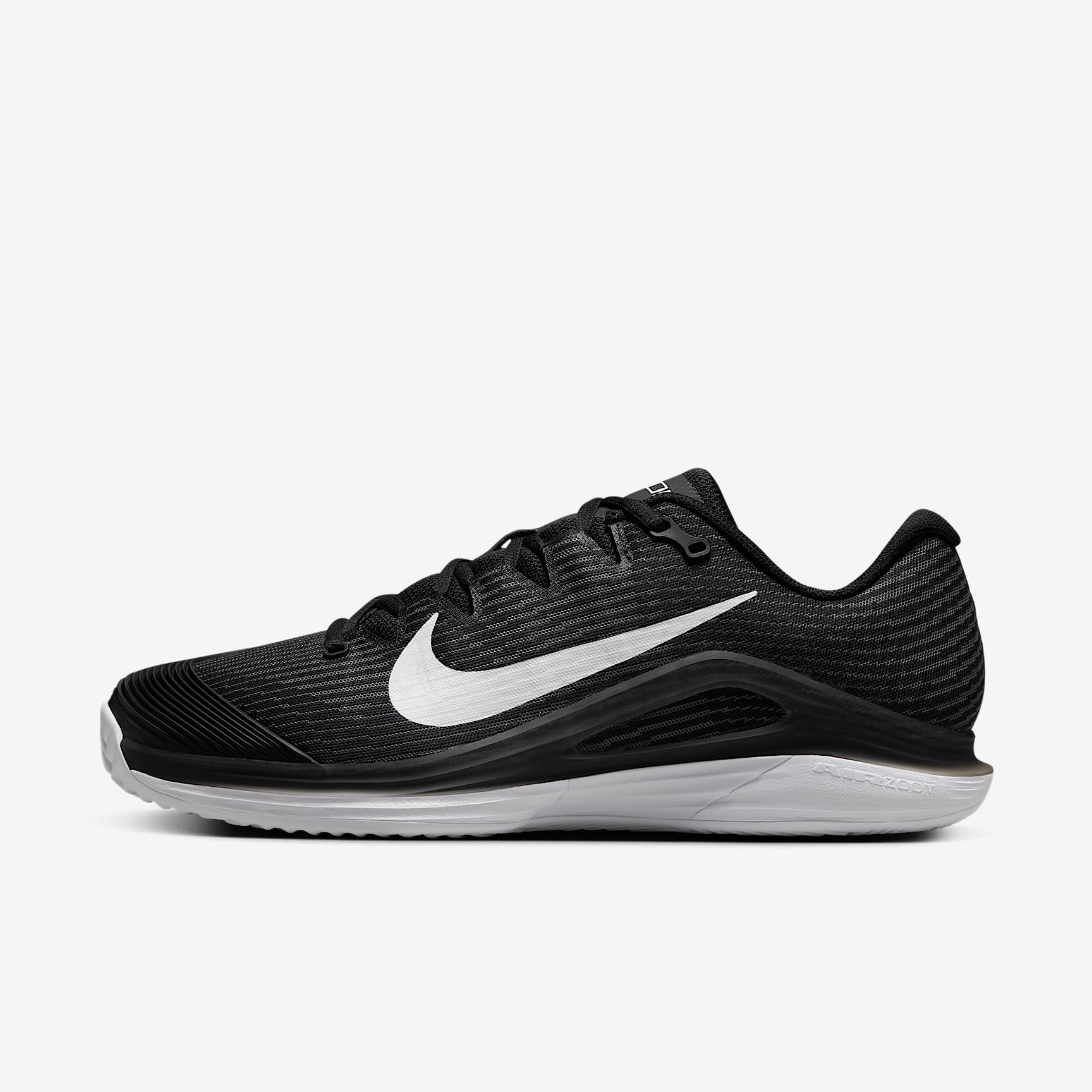 Nike Vapor 12 Clay Court Tennisschuh (Herren) – Schwarz/Dark Smoke Grey/Weiß