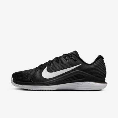 Nike Vapor 12 Clay Court Tennisschuh (Herren) – Schwarz/Dark Smoke Grey/Weiß
