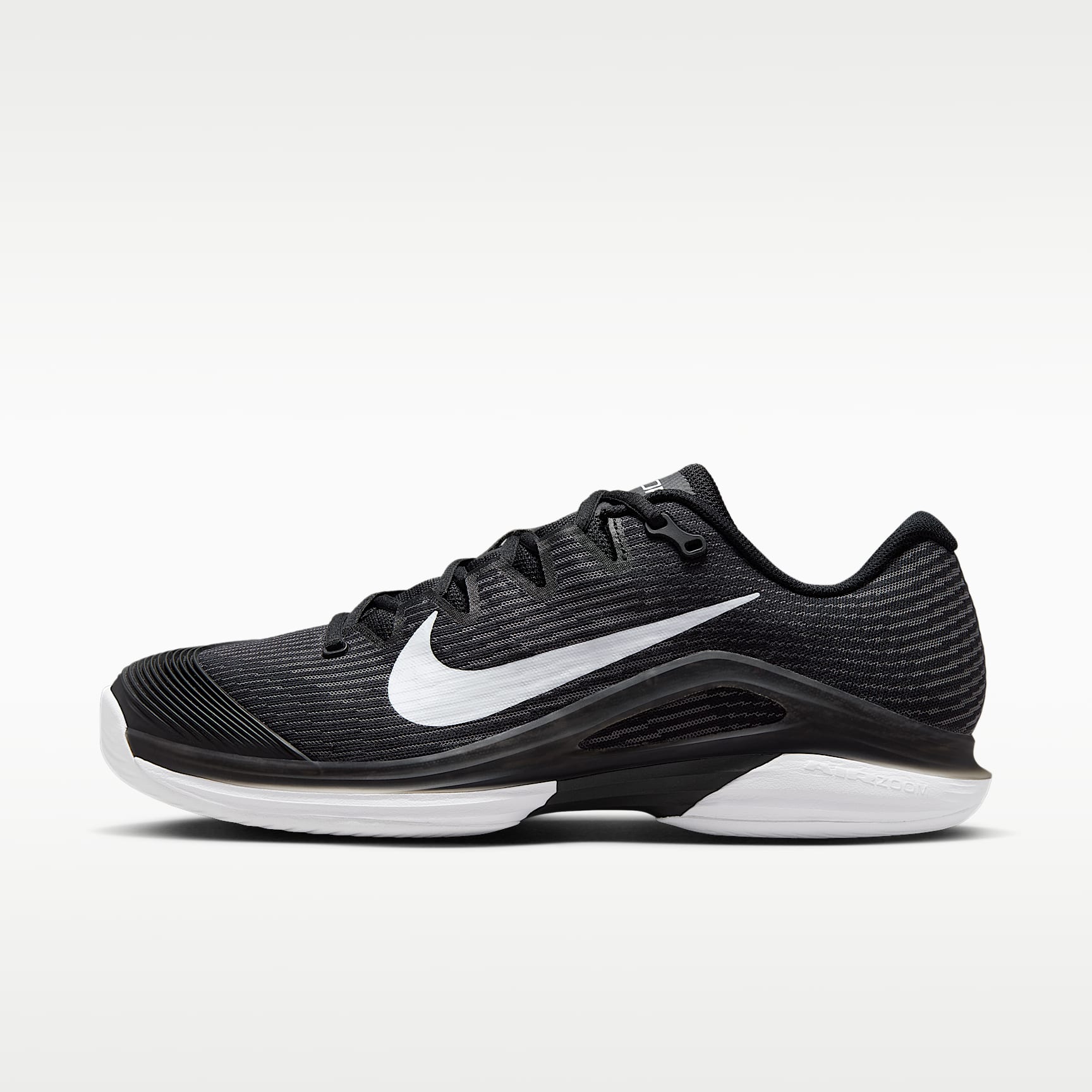 Nike Vapor 12 Tennisschuh für Hartplätze (Herren) – Schwarz/Dark Smoke Grey/Weiß