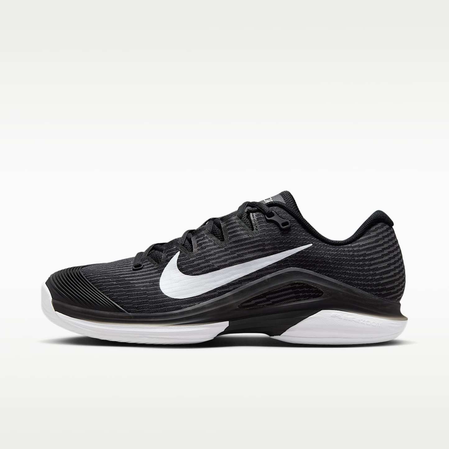 Nike Vapor 12 Tennisschuh für Hartplätze (Herren) – Schwarz/Dark Smoke Grey/Weiß