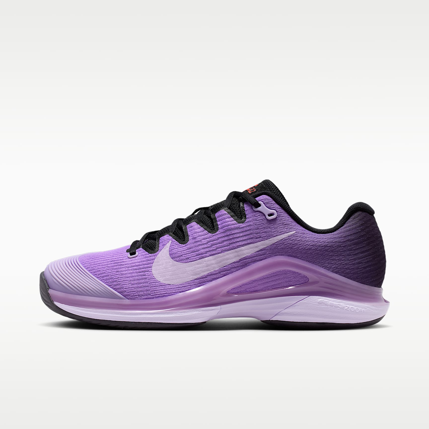 Nike Vapor 12 Tennisschuh für Hartplätze (Herren) – Bright Violet/Schwarz/Infrared 23/Violet Mist