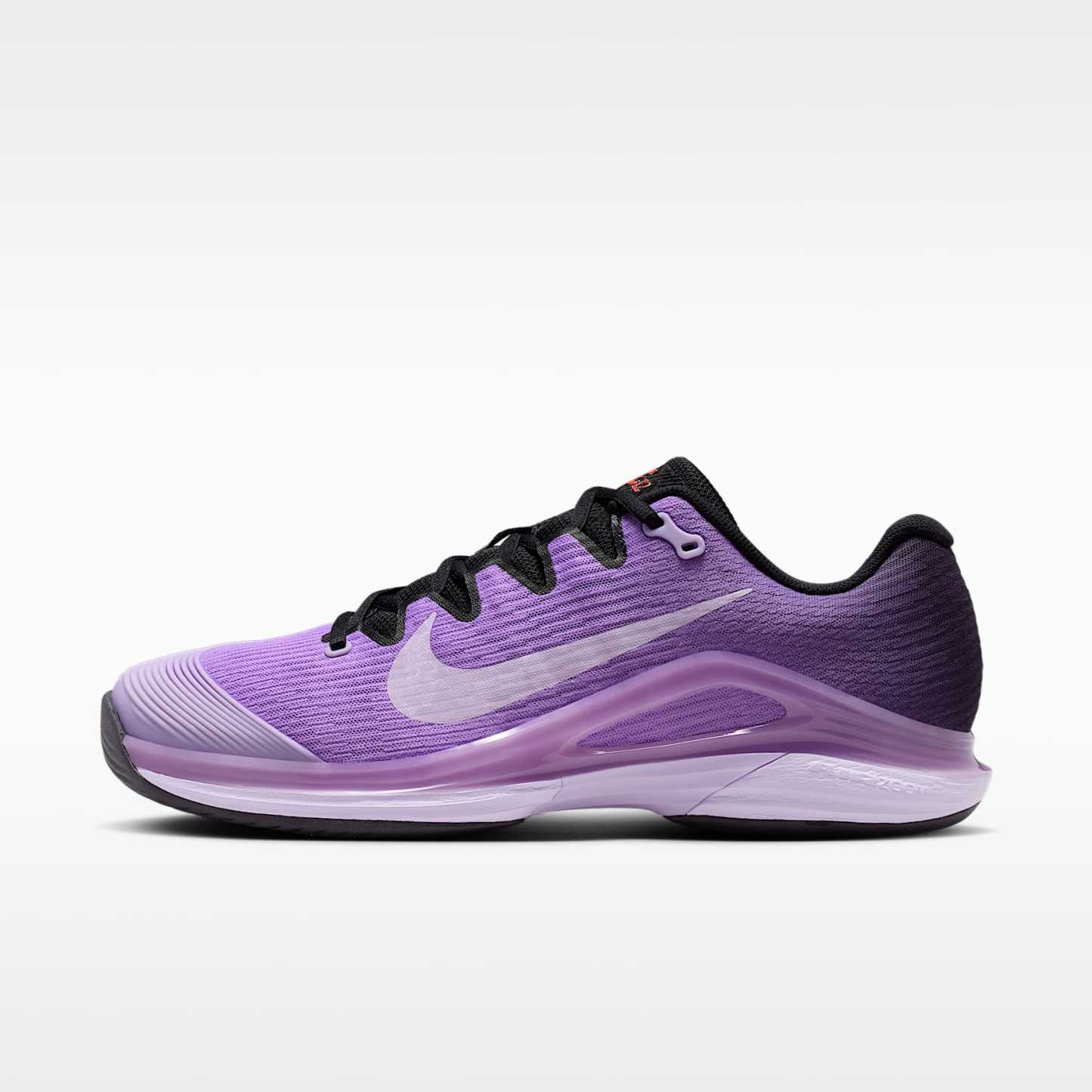 Nike Vapor 12 Tennisschuh für Hartplätze (Herren) – Bright Violet/Schwarz/Infrared 23/Violet Mist
