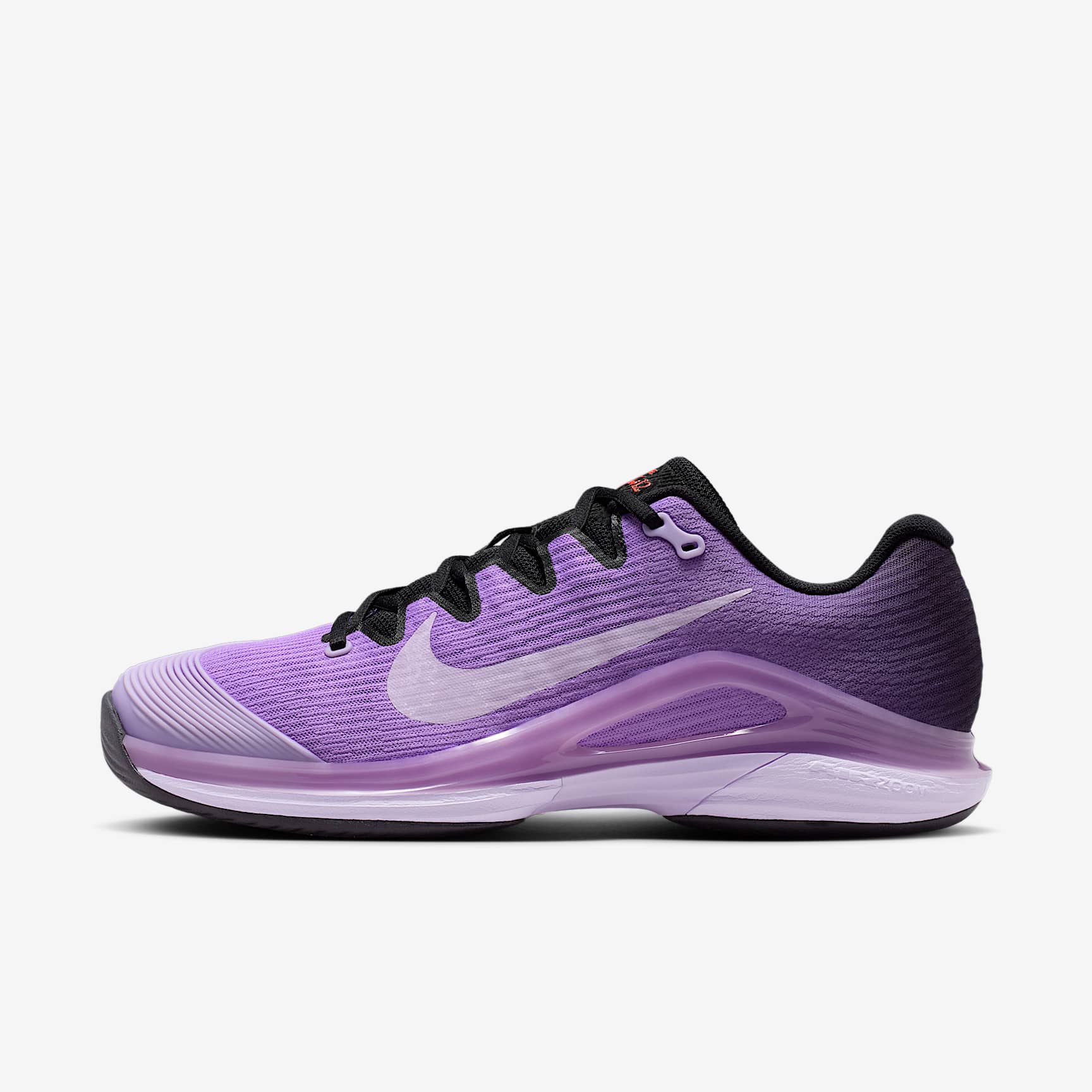 Nike Vapor 12 Tennisschuh für Hartplätze (Herren) – Bright Violet/Schwarz/Infrared 23/Violet Mist