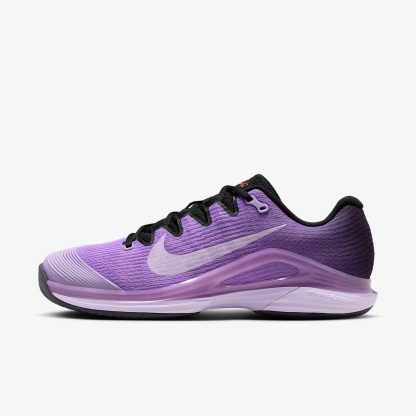 Nike Vapor 12 Tennisschuh für Hartplätze (Herren) – Bright Violet/Schwarz/Infrared 23/Violet Mist