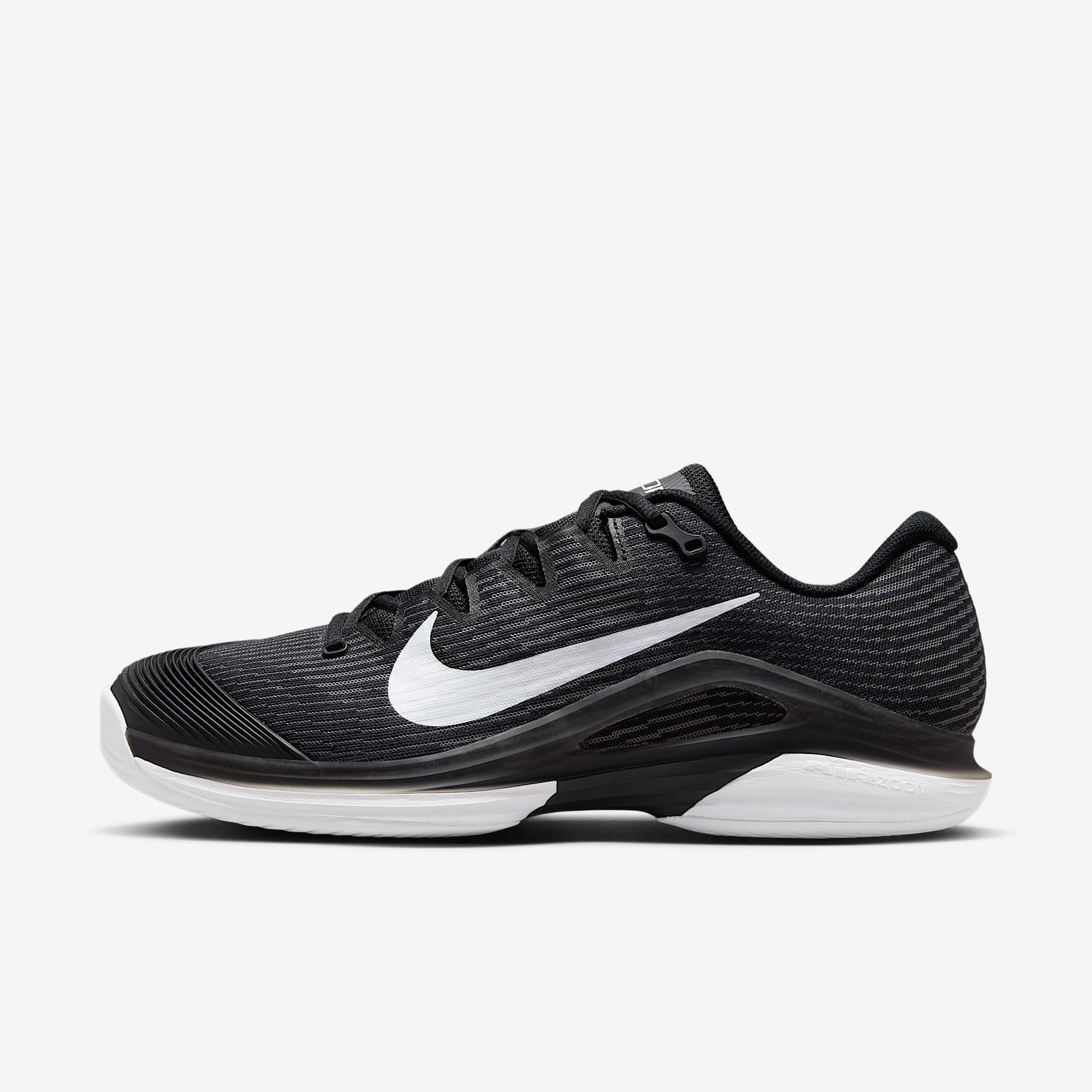 Nike Vapor 12 Tennisschuh für Hartplätze (Herren) – Schwarz/Dark Smoke Grey/Weiß