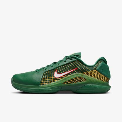 Nike Vapor 12 Hypersmash Tennisschuh für Hartplätze (Herren) – Gorge Green/University Red/University Gold/Weiß