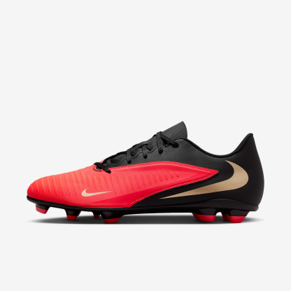 Nike Phantom 6 Low Club Fußballschuh für verschiedene Böden – Bright Crimson/Schwarz/Blur