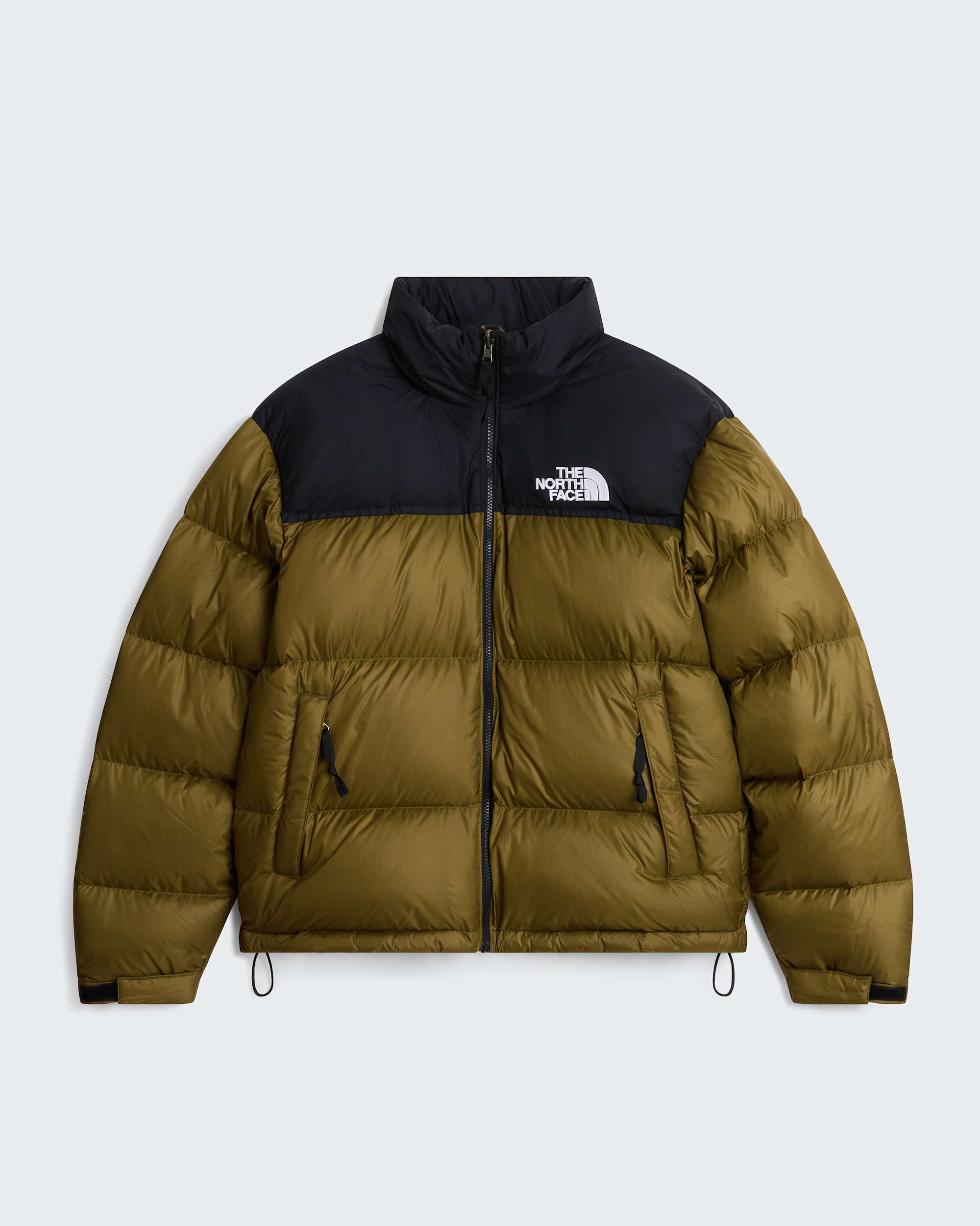 1996 Retro Nuptse Jacke für Herren – Caraway Seed-TNF Black