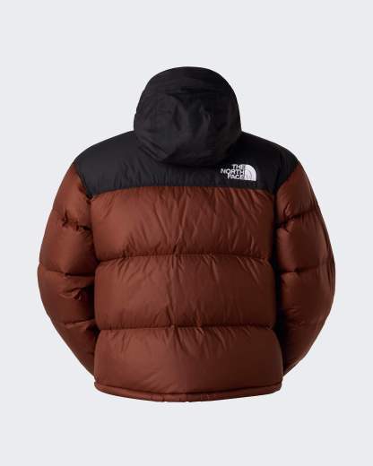 1996 Retro Nuptse Jacke für Herren – Ember Soil-TNF Black
