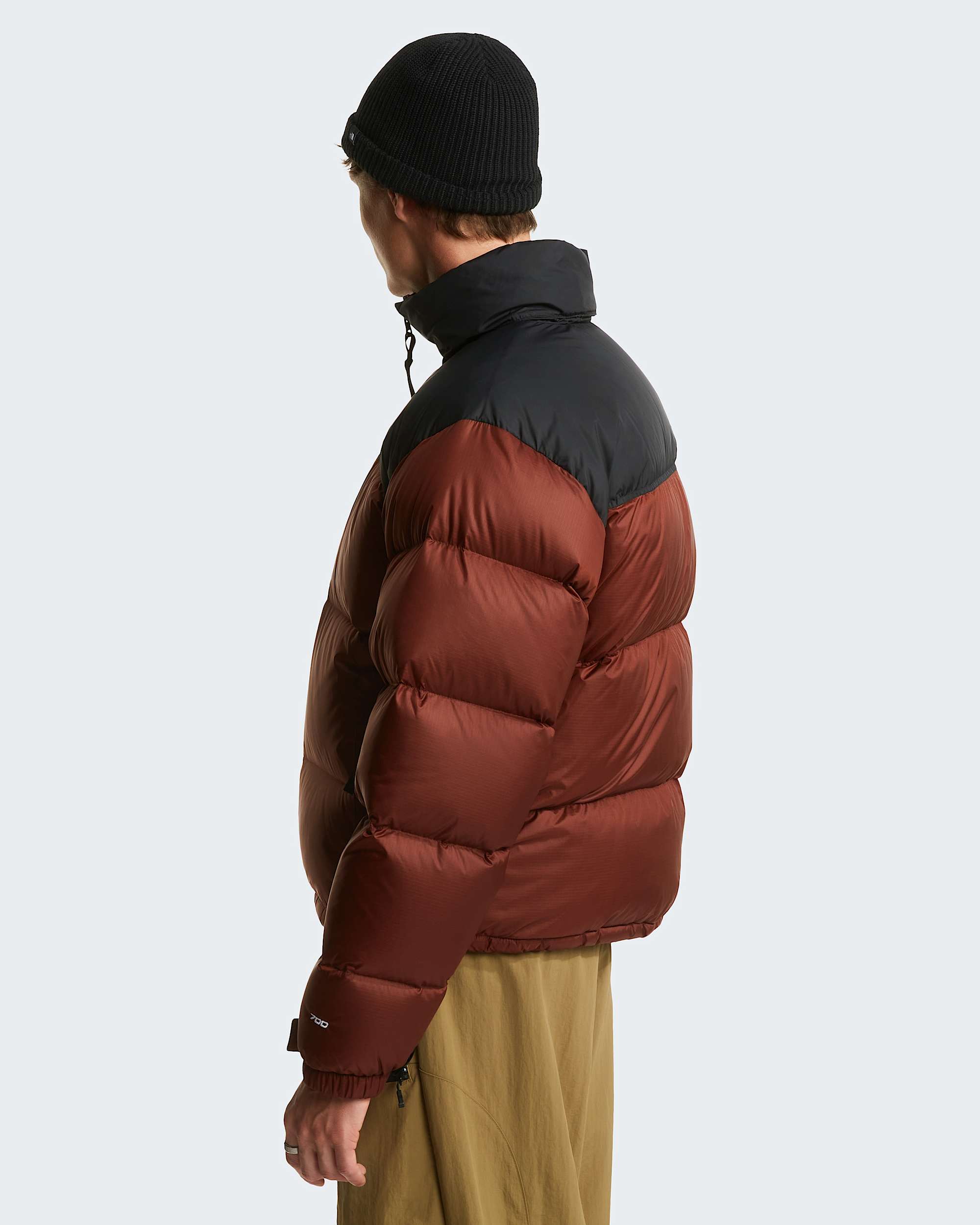 1996 Retro Nuptse Jacke für Herren – Ember Soil-TNF Black