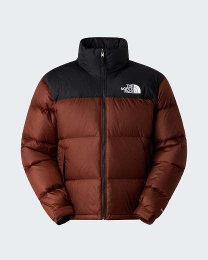1996 Retro Nuptse Jacke für Herren – Ember Soil-TNF Black