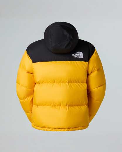 1996 Retro Nuptse Jacke für Herren – Summit Gold-TNF Black-Recycled Down