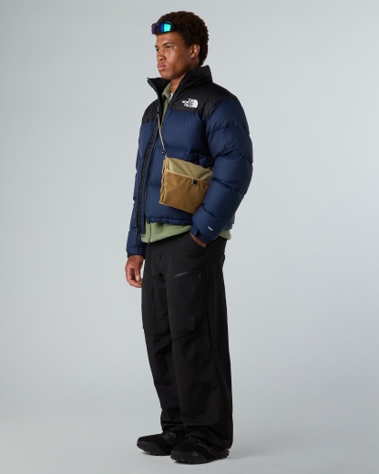 1996 Retro Nuptse Jacke für Herren – Summit Navy-TNF Black-Recycled Down