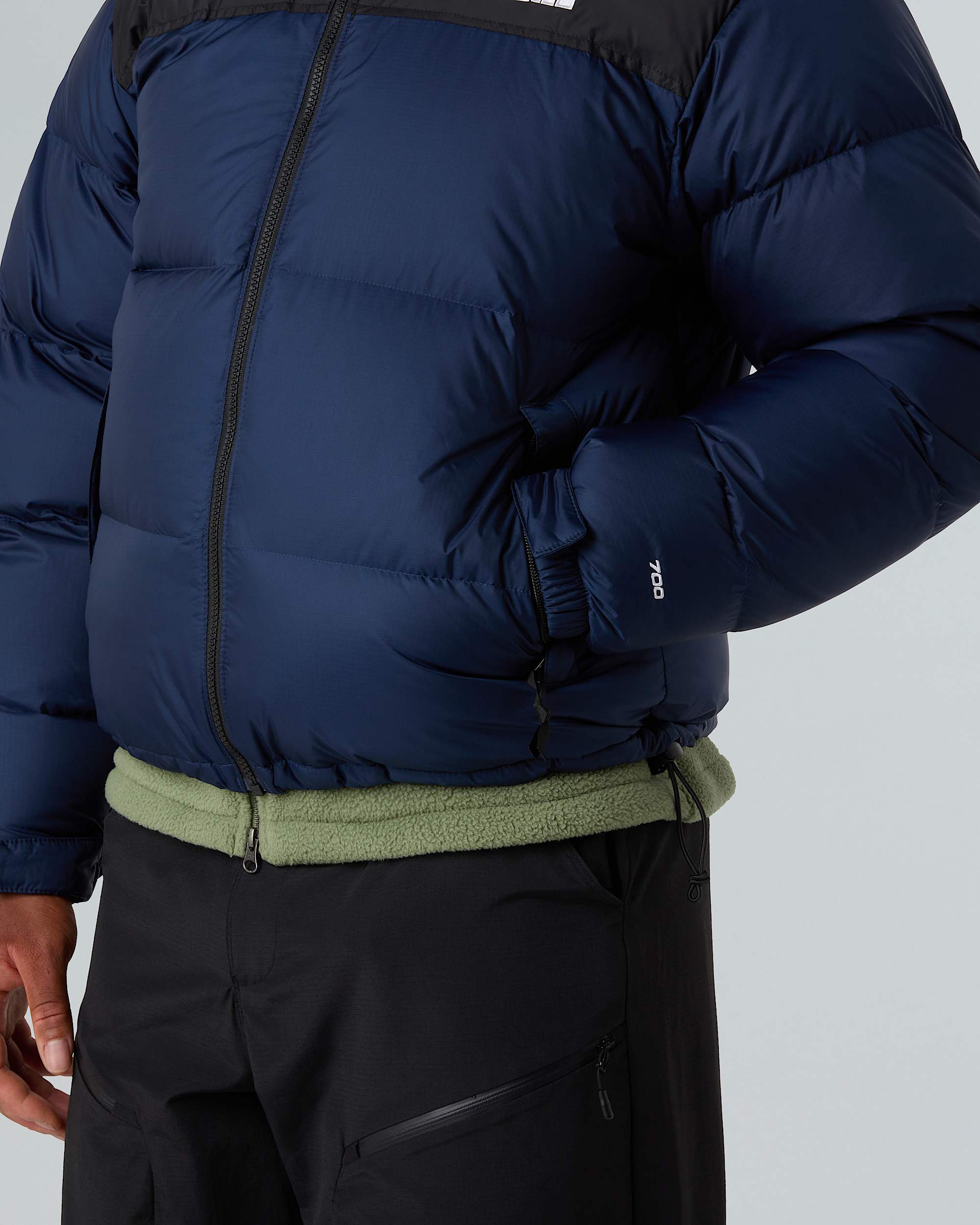 1996 Retro Nuptse Jacke für Herren – Summit Navy-TNF Black-Recycled Down