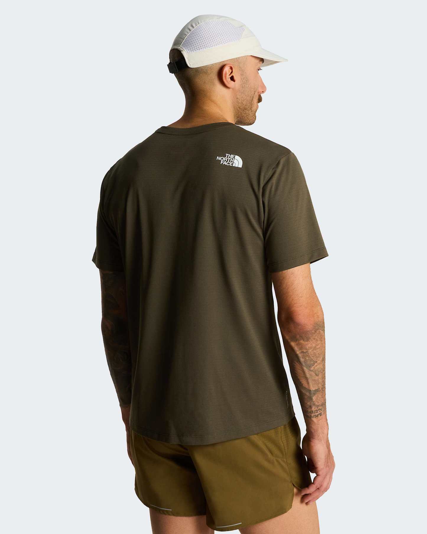 24/7 T-Shirt für Herren – New Taupe Green