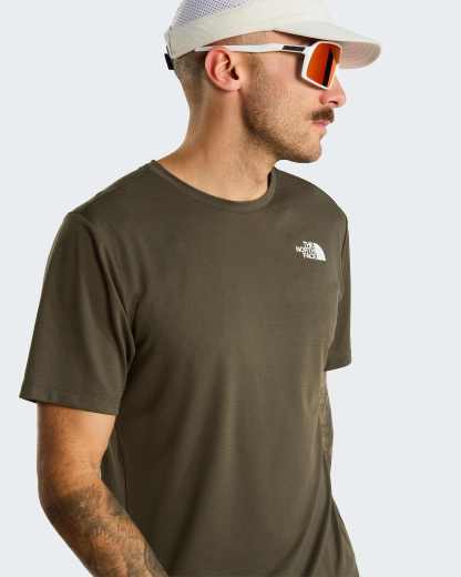 24/7 T-Shirt für Herren – New Taupe Green