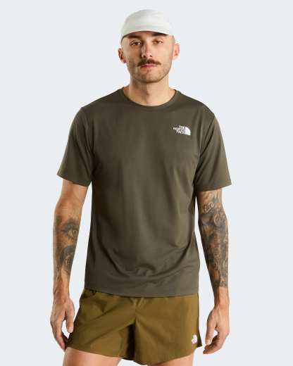 24/7 T-Shirt für Herren – New Taupe Green