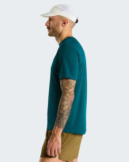 24/7 T-Shirt für Herren – Pacific Teal