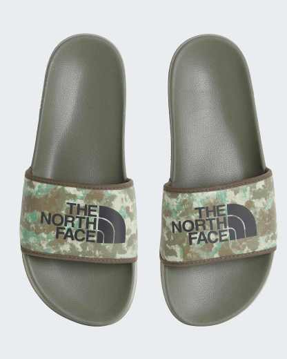 Base Camp Slides III Schlappen für Herren – Military Olive Stippled Camo Print-TNF Black