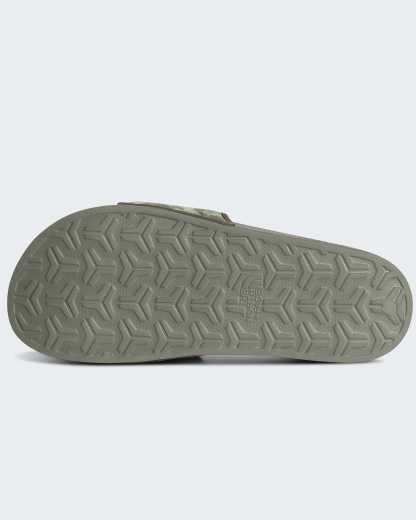 Base Camp Slides III Schlappen für Herren – Military Olive Stippled Camo Print-TNF Black