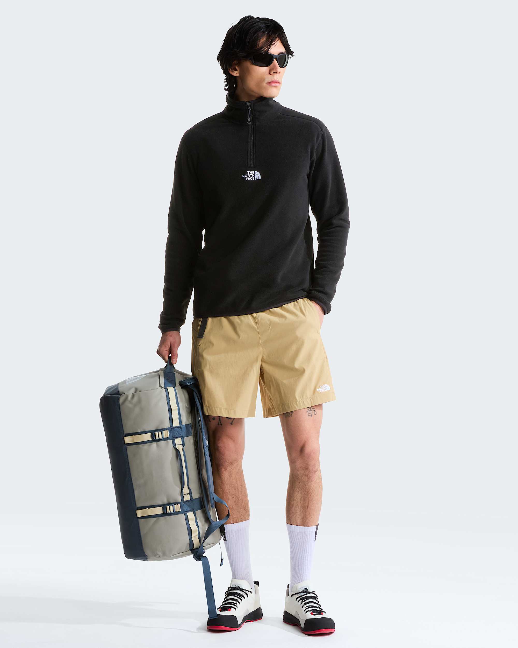 Glacier Fleece mit 1/4-langem RV für Herren – TNF Black