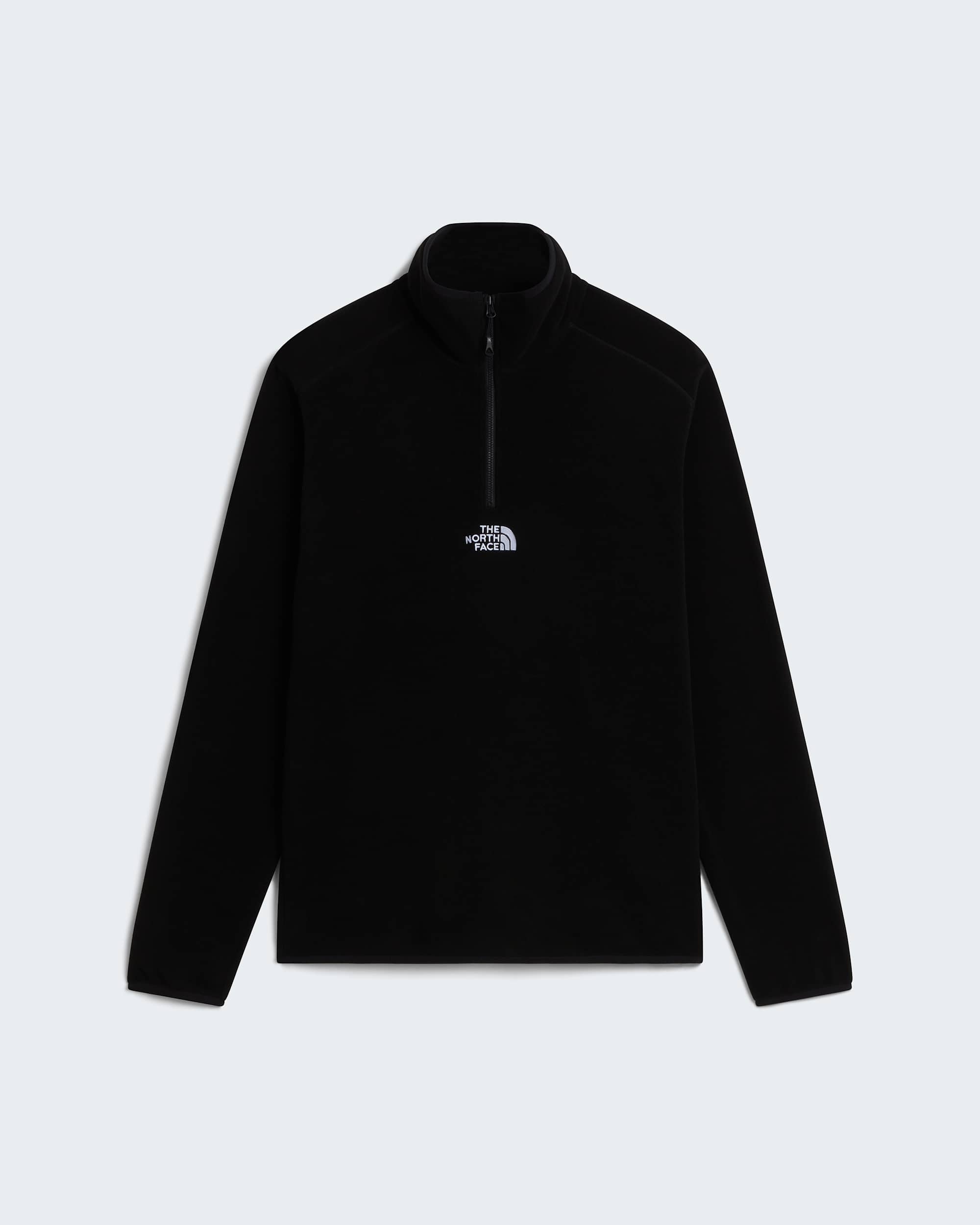 Glacier Fleece mit 1/4-langem RV für Herren – TNF Black