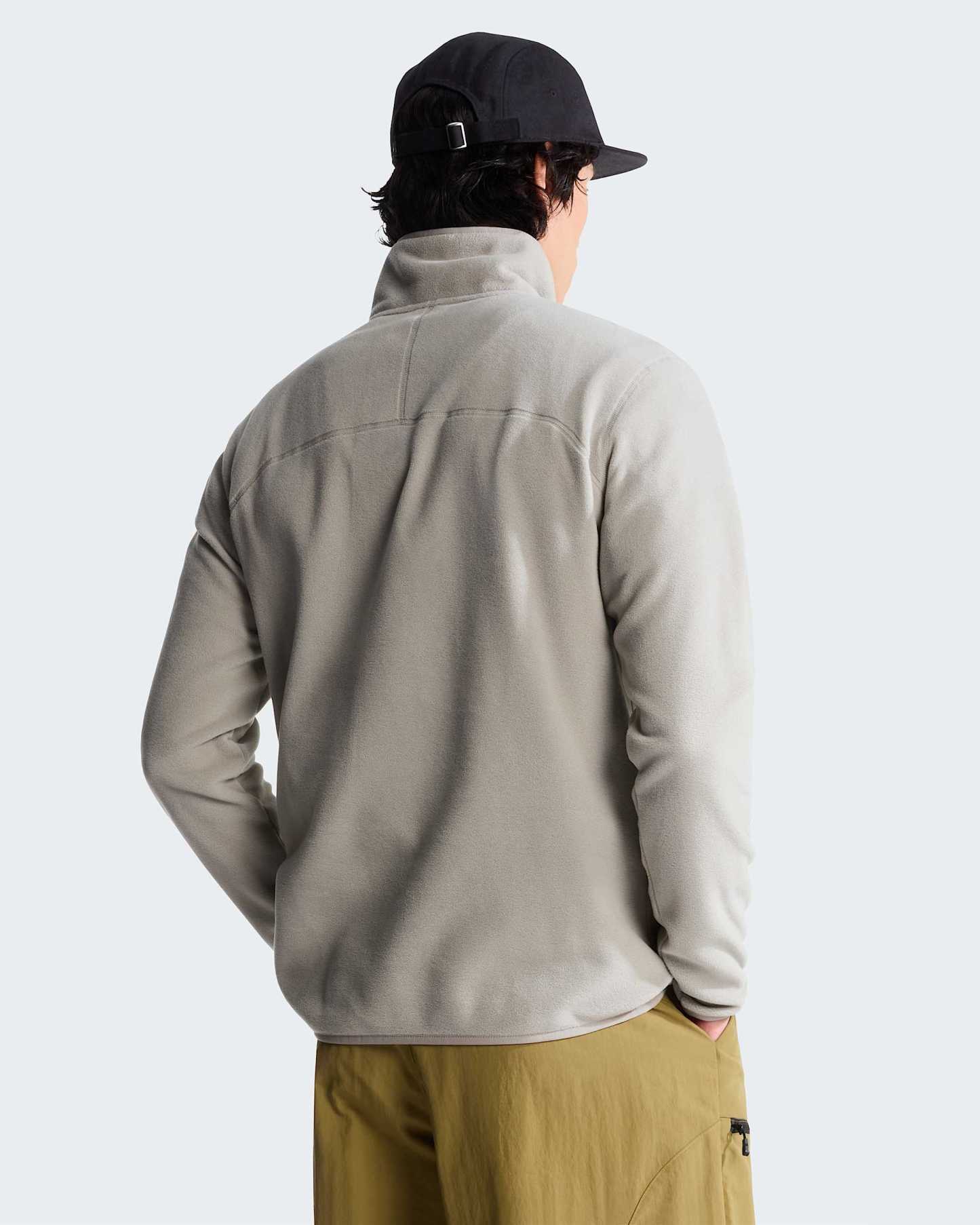 Glacier Fleece mit 1/4-langem RV für Herren – Stone Slab