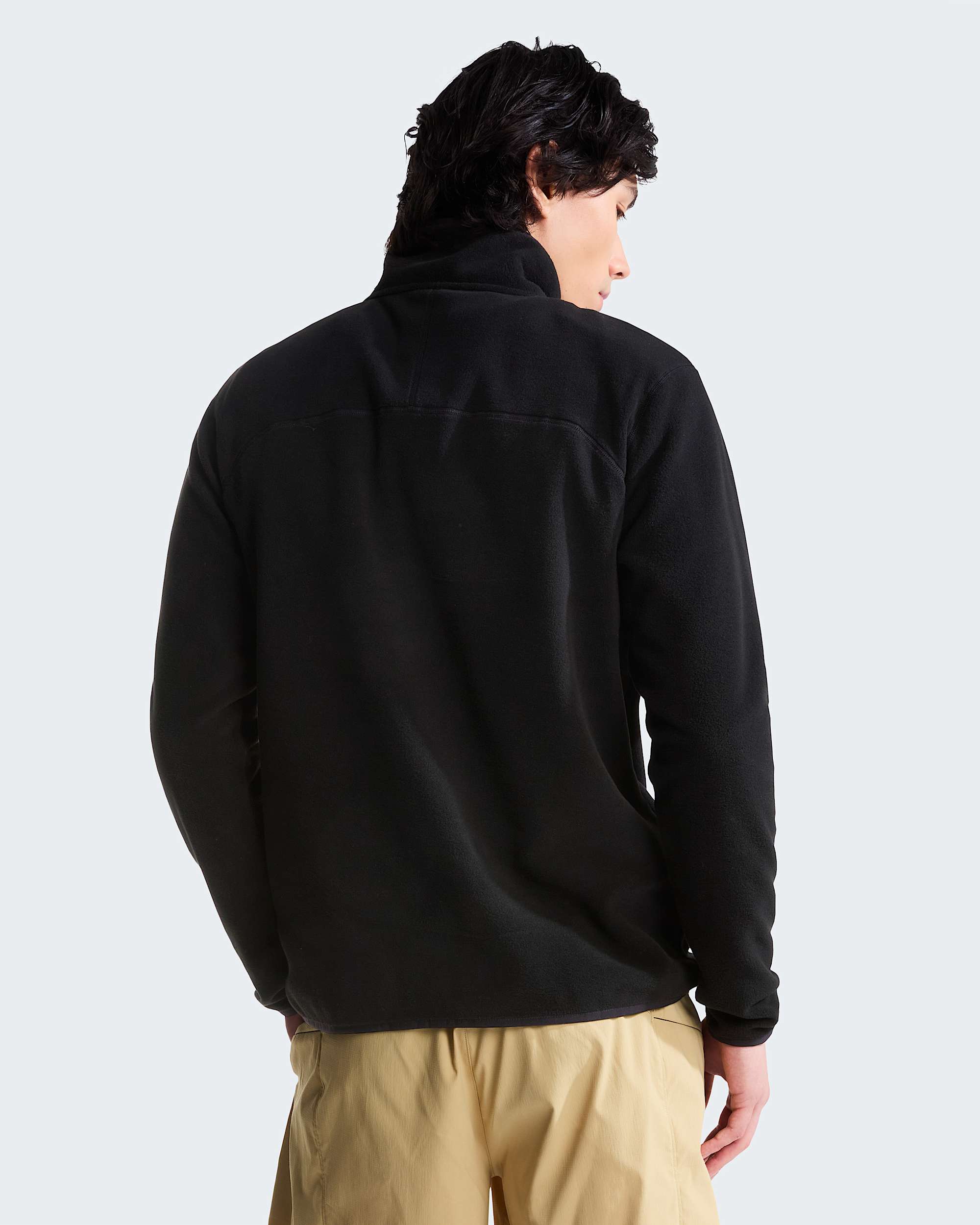 Glacier Fleece mit 1/4-langem RV für Herren – TNF Black