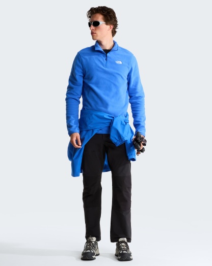Glacier Fleece mit 1/4-langem RV für Herren – Active Blue