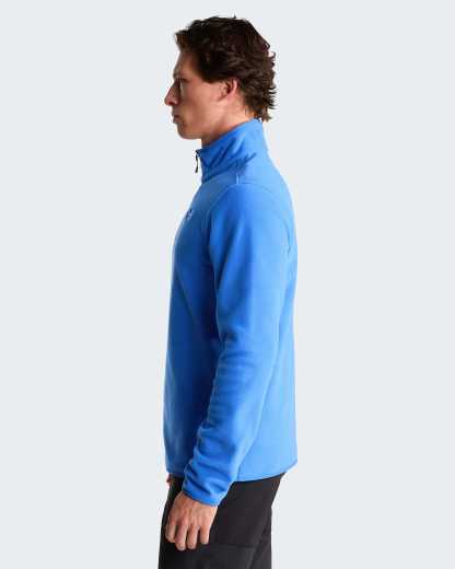 Glacier Fleece mit 1/4-langem RV für Herren – Active Blue