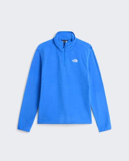Glacier Fleece mit 1/4-langem RV für Herren – Active Blue