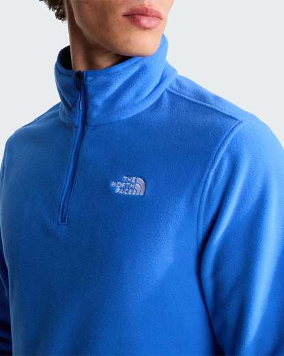 Glacier Fleece mit 1/4-langem RV für Herren – Active Blue