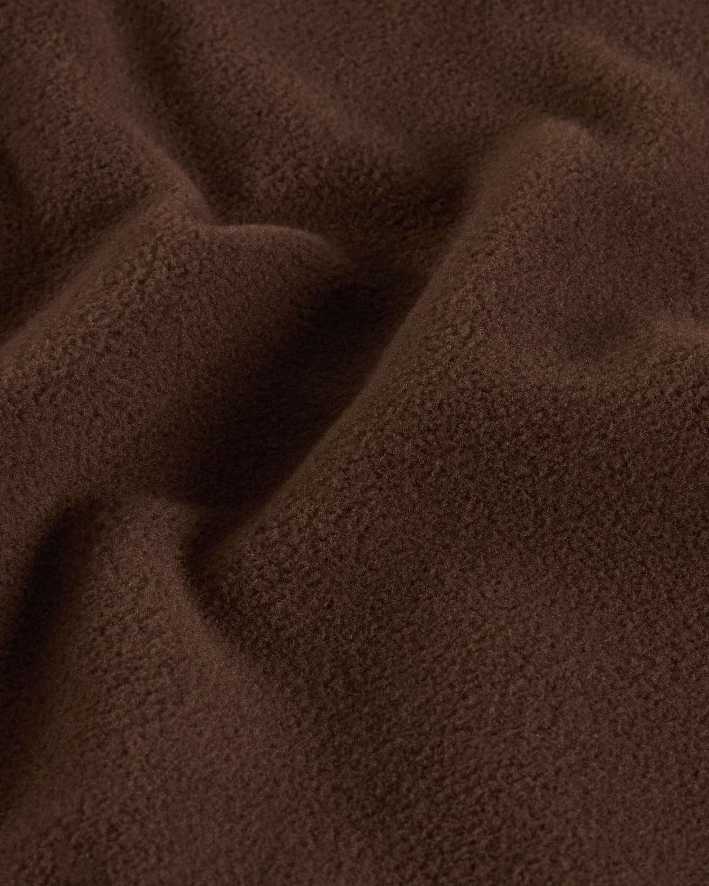 Glacier Fleece mit 1/4-langem RV für Herren – Dark Chestnut