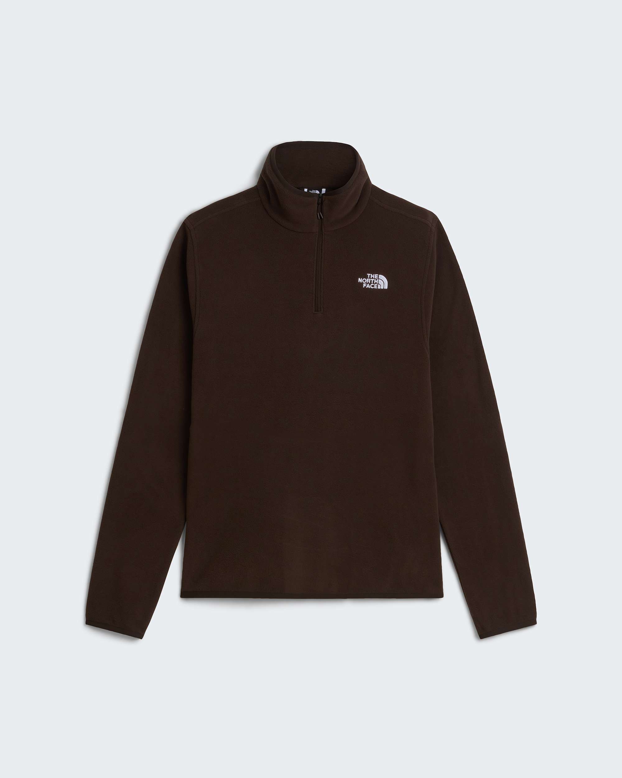 Glacier Fleece mit 1/4-langem RV für Herren – Dark Chestnut