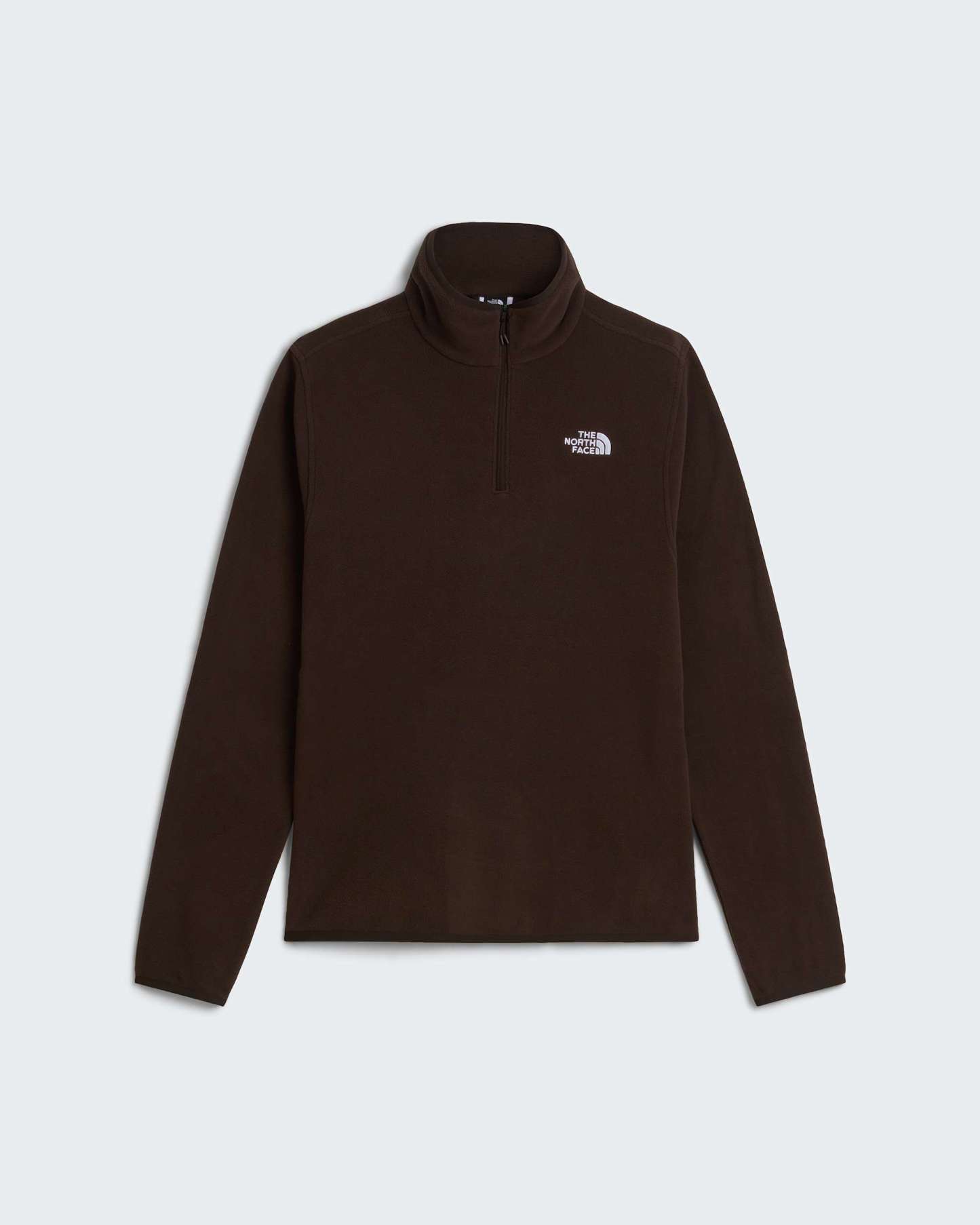 Glacier Fleece mit 1/4-langem RV für Herren – Dark Chestnut