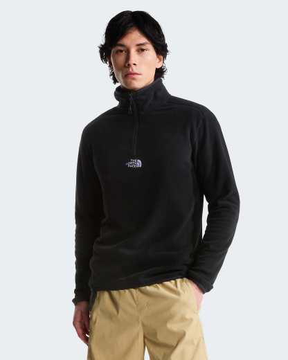 Glacier Fleece mit 1/4-langem RV für Herren – TNF Black