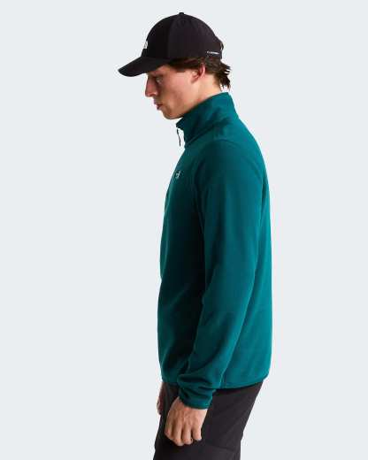 Glacier Fleece mit 1/4-langem RV für Herren – Pacific Teal