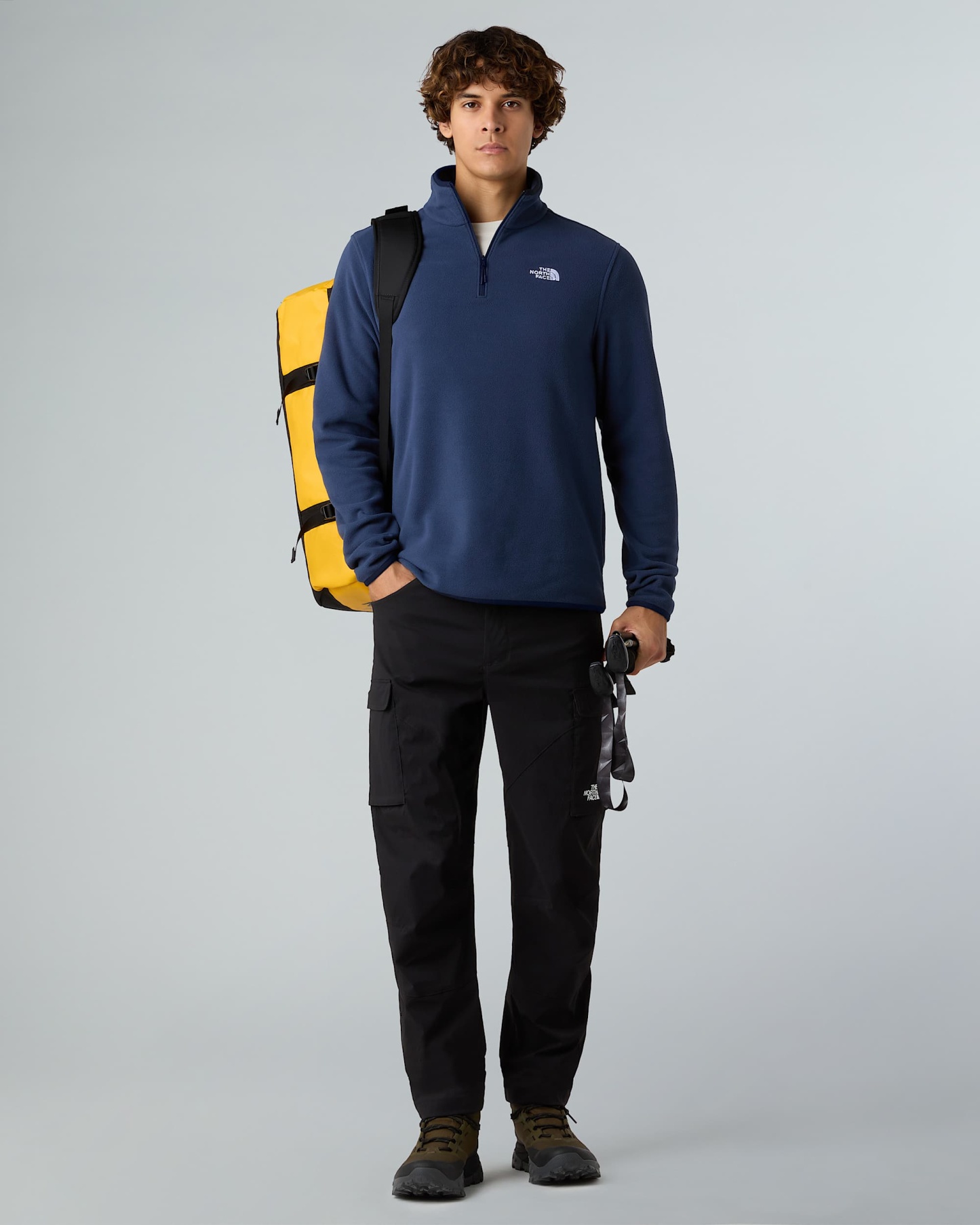 Glacier Fleece mit 1/4-langem RV für Herren – Summit Navy