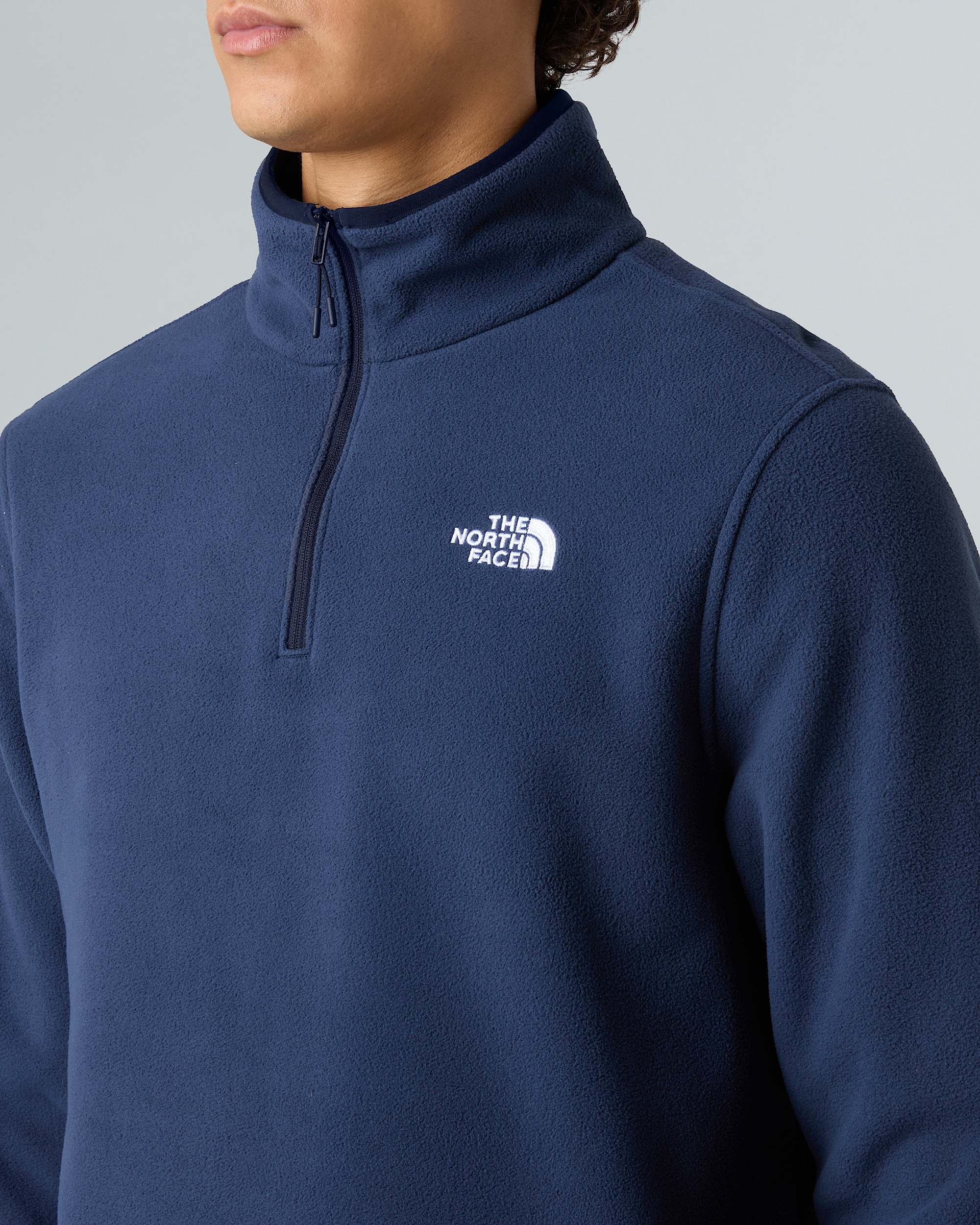 Glacier Fleece mit 1/4-langem RV für Herren – Summit Navy