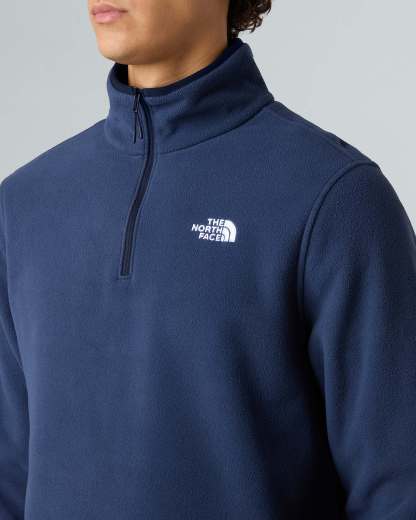 Glacier Fleece mit 1/4-langem RV für Herren – Summit Navy