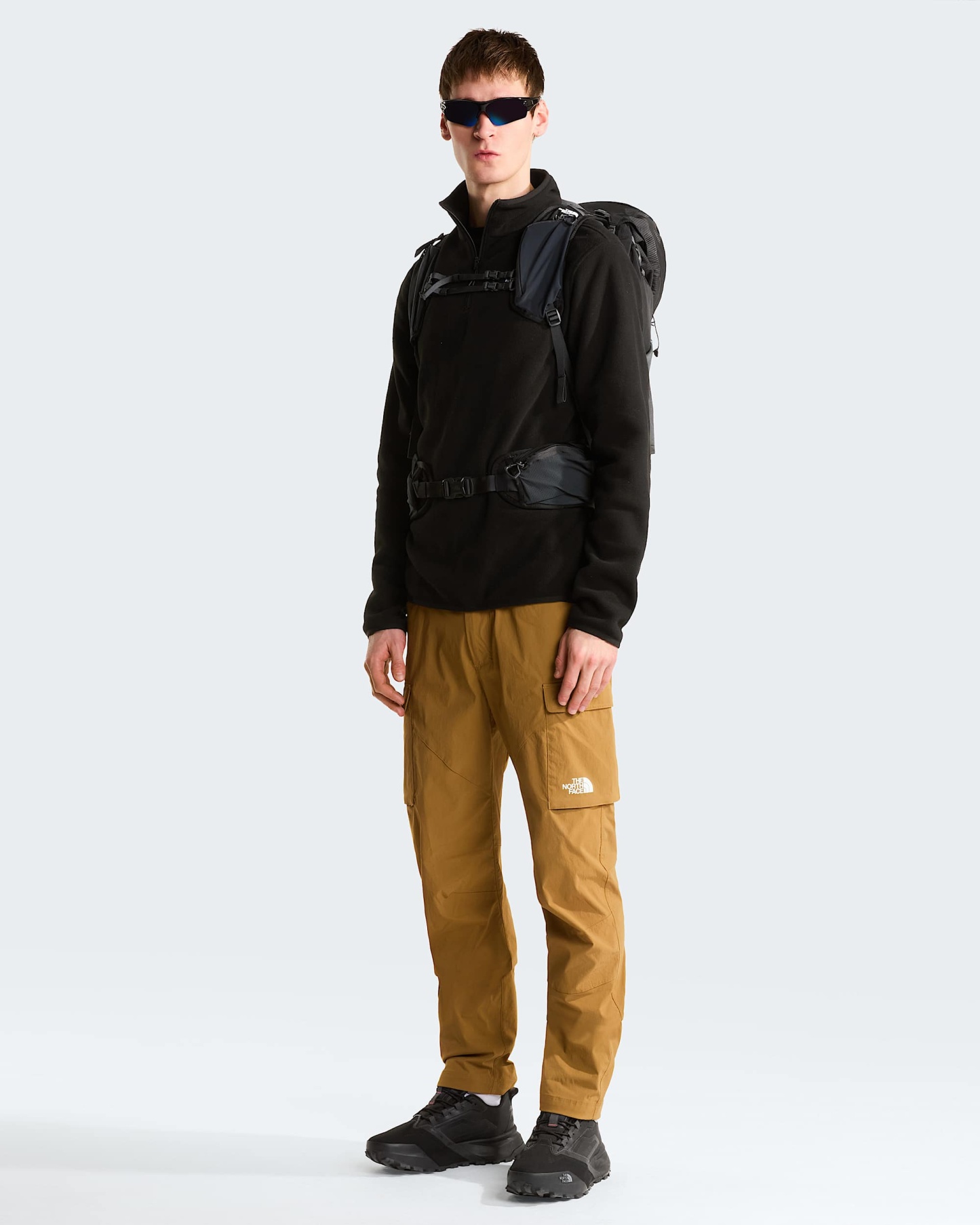 Glacier Fleece mit 1/4-langem RV für Herren – TNF Black