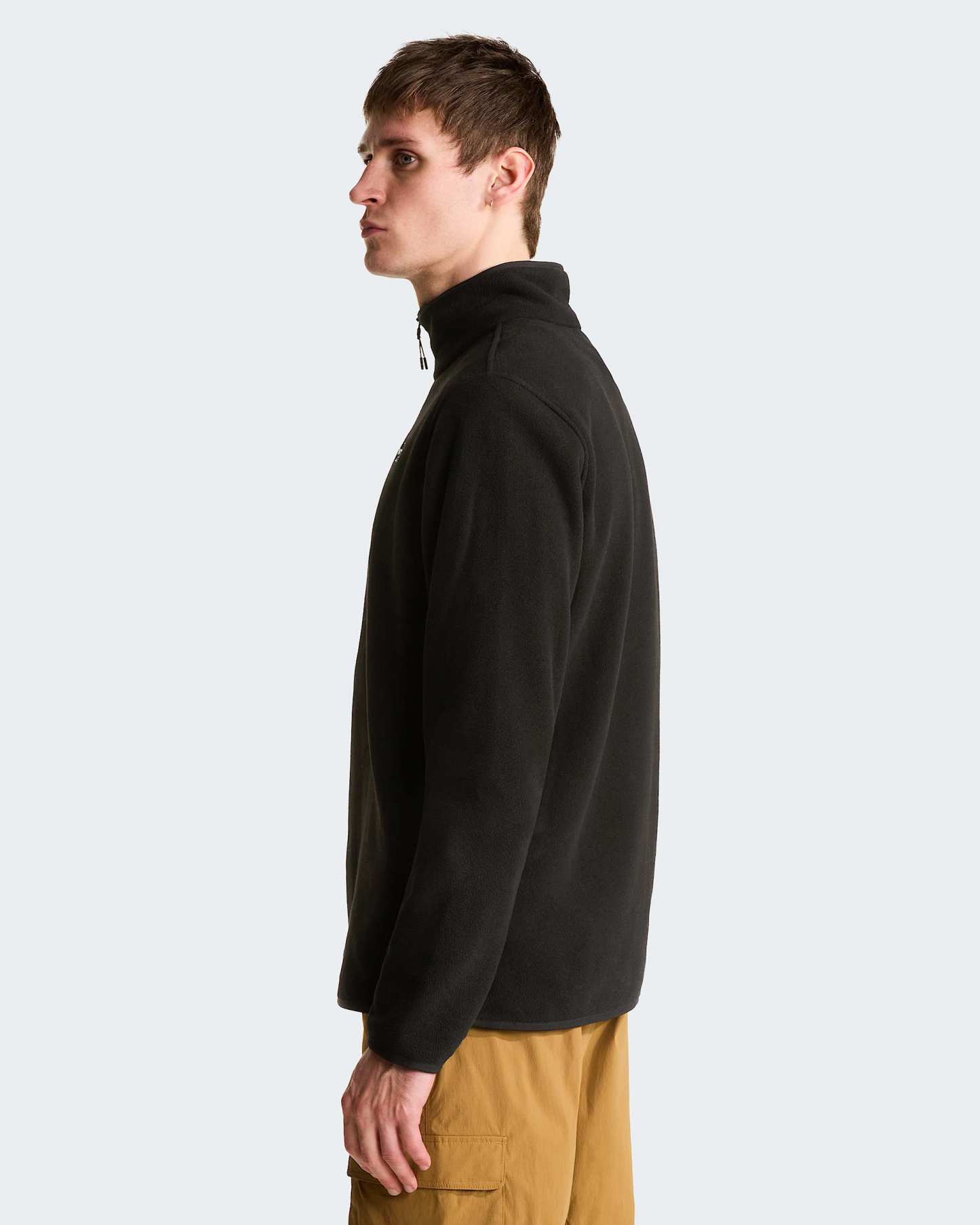 Glacier Fleece mit 1/4-langem RV für Herren – TNF Black