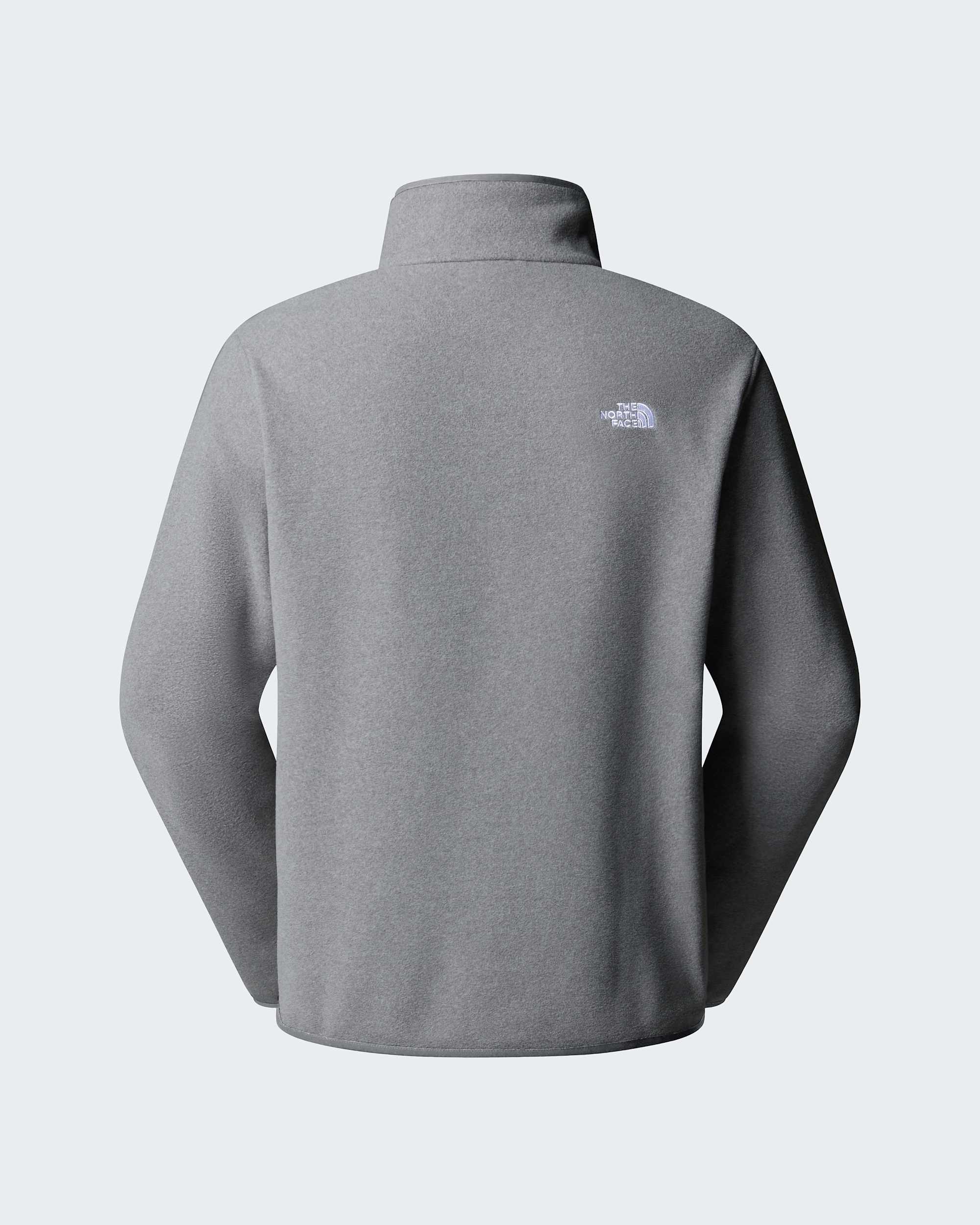 Glacier Fleece mit 1/4-langem RV für Herren – TNF Mid Grey Heather