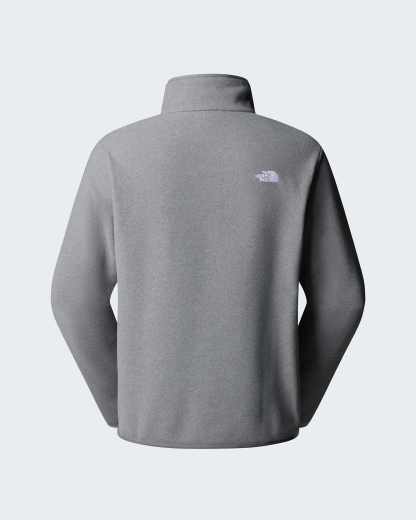 Glacier Fleece mit 1/4-langem RV für Herren – TNF Mid Grey Heather
